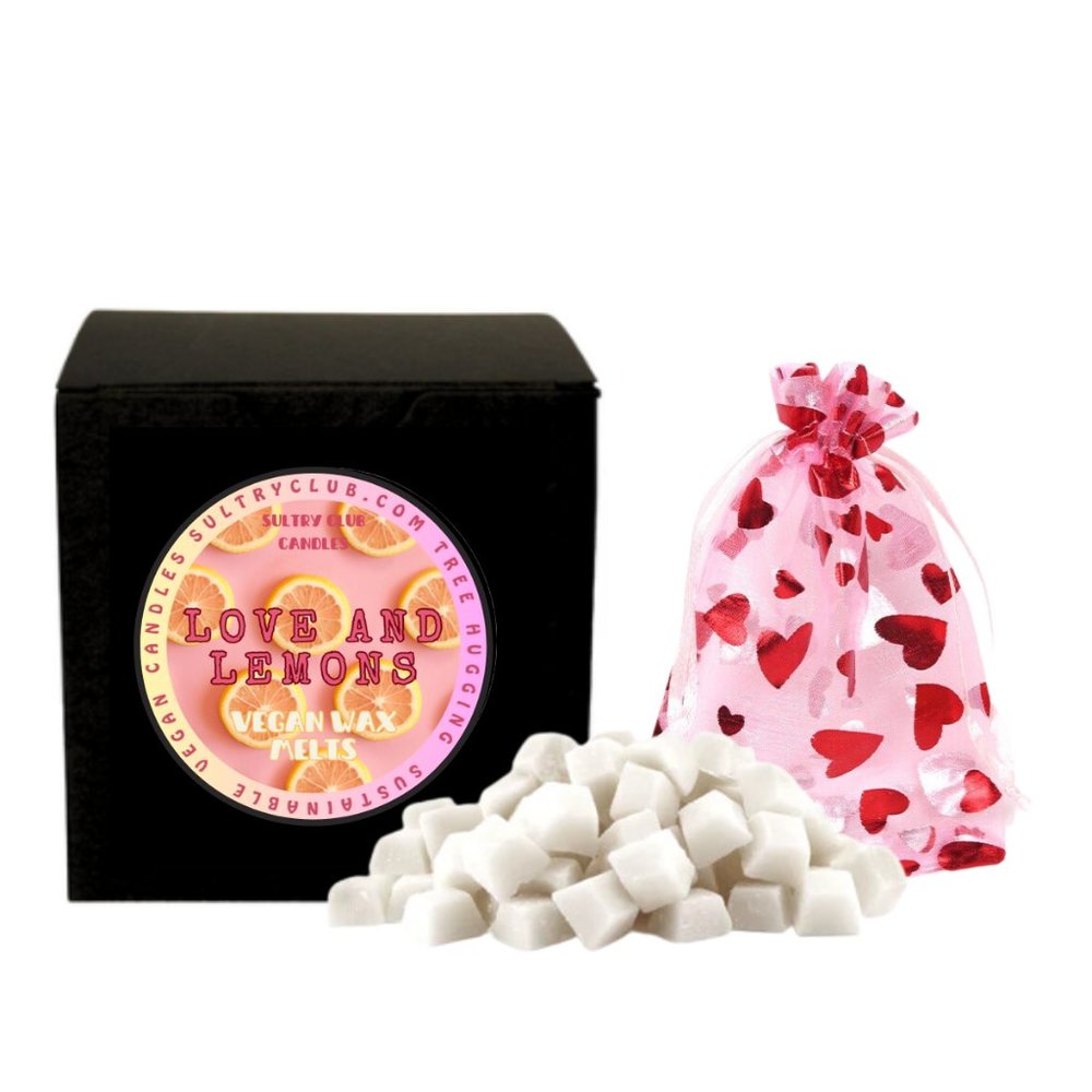 LOVE AND LEMONS WAX MELTS/TRAVEL CANDLE